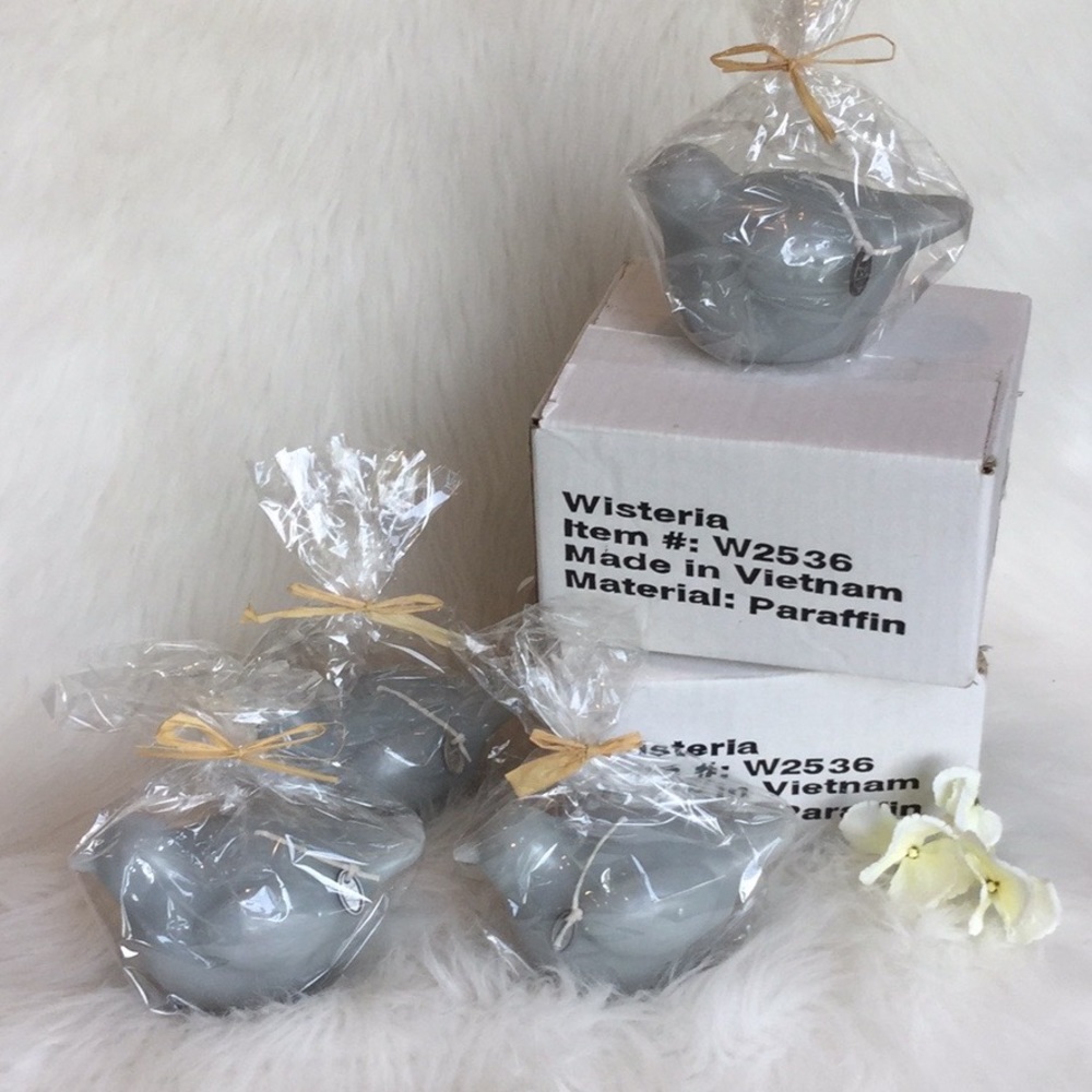Wisteria Catalog  Bird Candles NWT